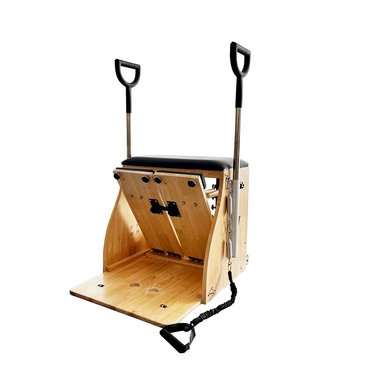 Silla de estabilidad con pedales divididos y asas